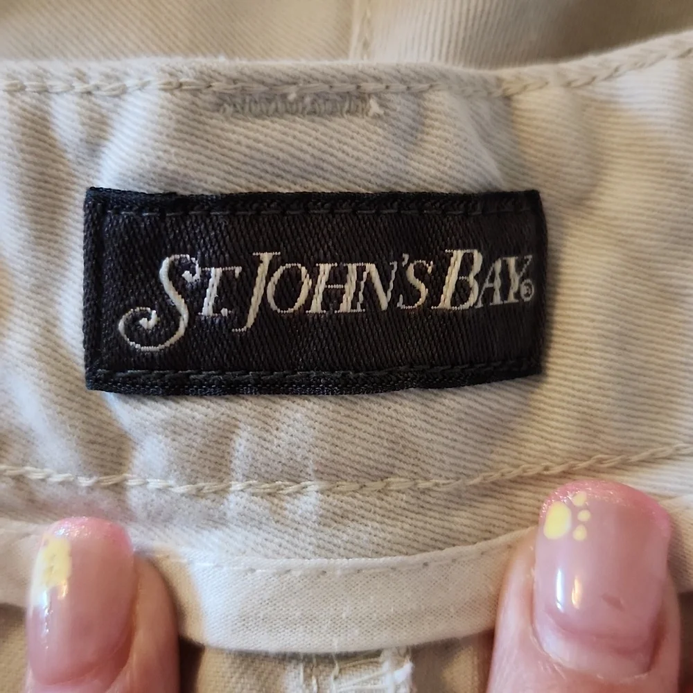 Vintage 90's St. John's Bay Chino Golf Resortwear Shorts 100% Cotton Summer